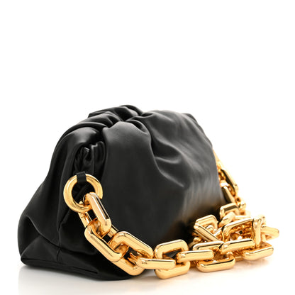 Bottega Veneta Calfskin The Pouch Chain Black 3 of 10
