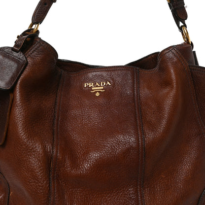 Prada Cervo Antik Hobo Cacao 7 of 10