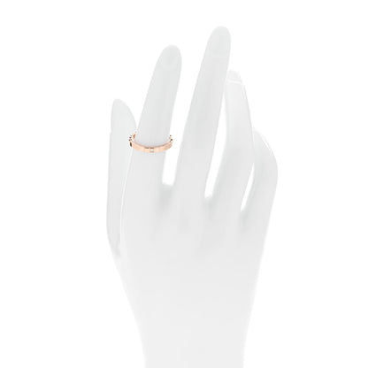 Chopard 18K Rose Gold Diamond Ice Cube Band Ring 53 6.25 2 of 6