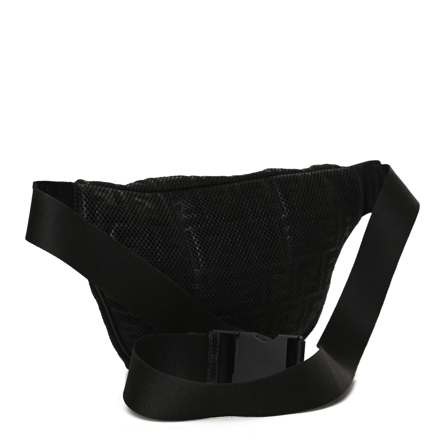 Fendi Neoprene FF Perforated Belt Bag Black 3 of 10