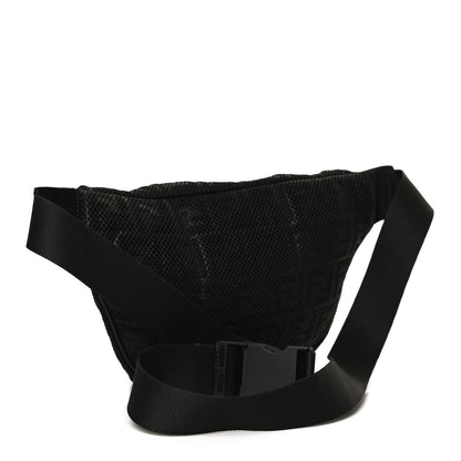 Fendi Neoprene FF Perforated Belt Bag Black 3 of 10