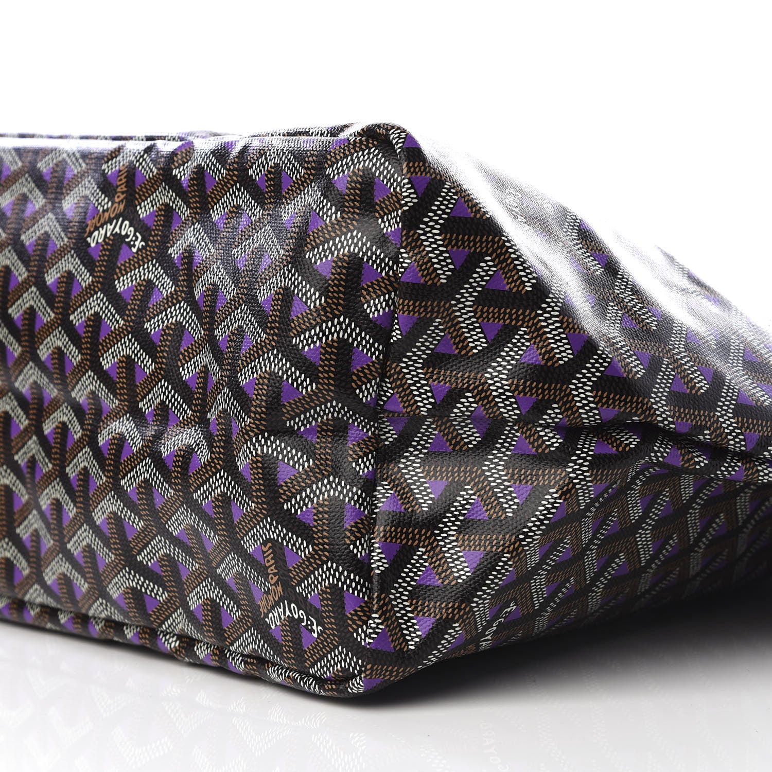 Goyard Goyardine Saint Louis Claire Voie PM Black Violet 7 of 8