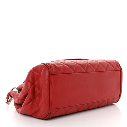 Chanel Caviar Quilted Timeless Accordion Flap Red 4 of 9