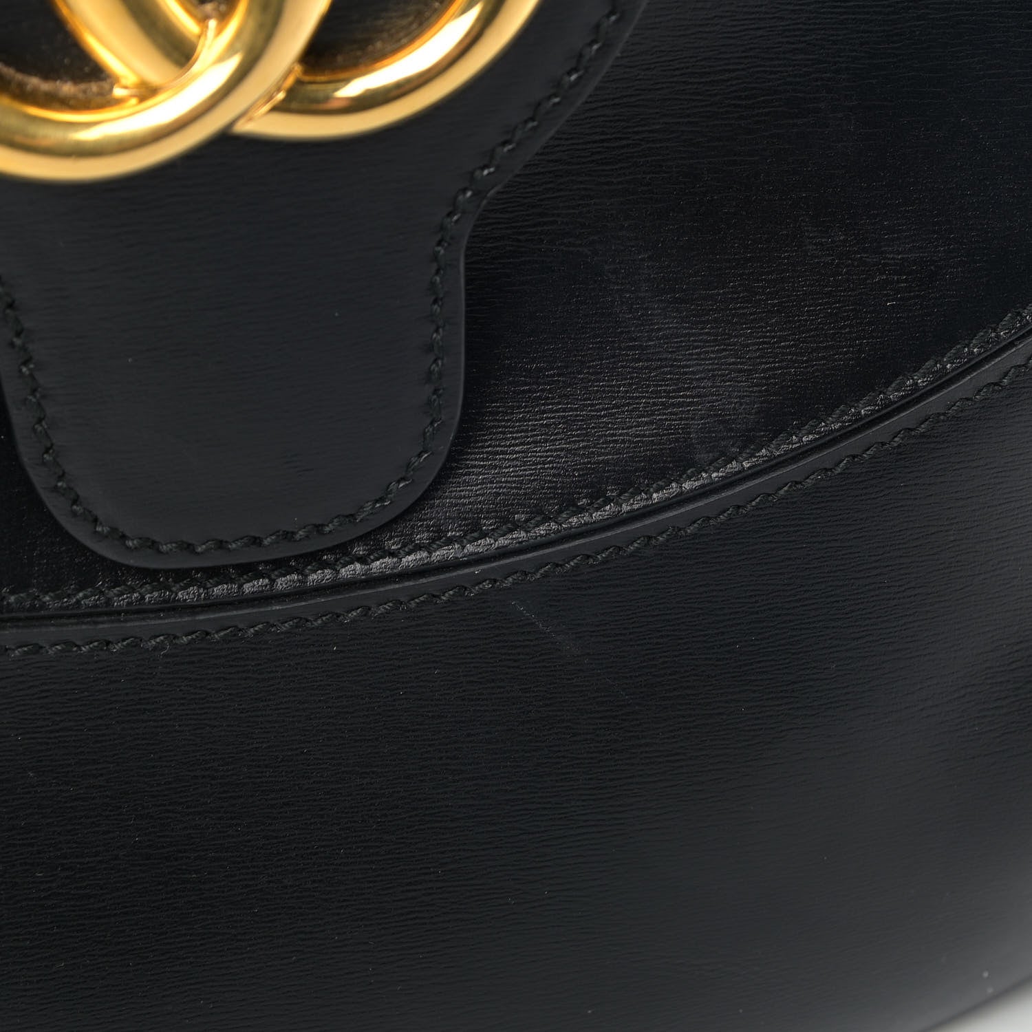 Gucci Calfskin Medium Arli Shoulder Bag Black 9 of 9
