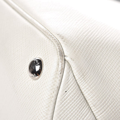 Prada Saffiano Cuir Twin Tote Talco 14 of 14