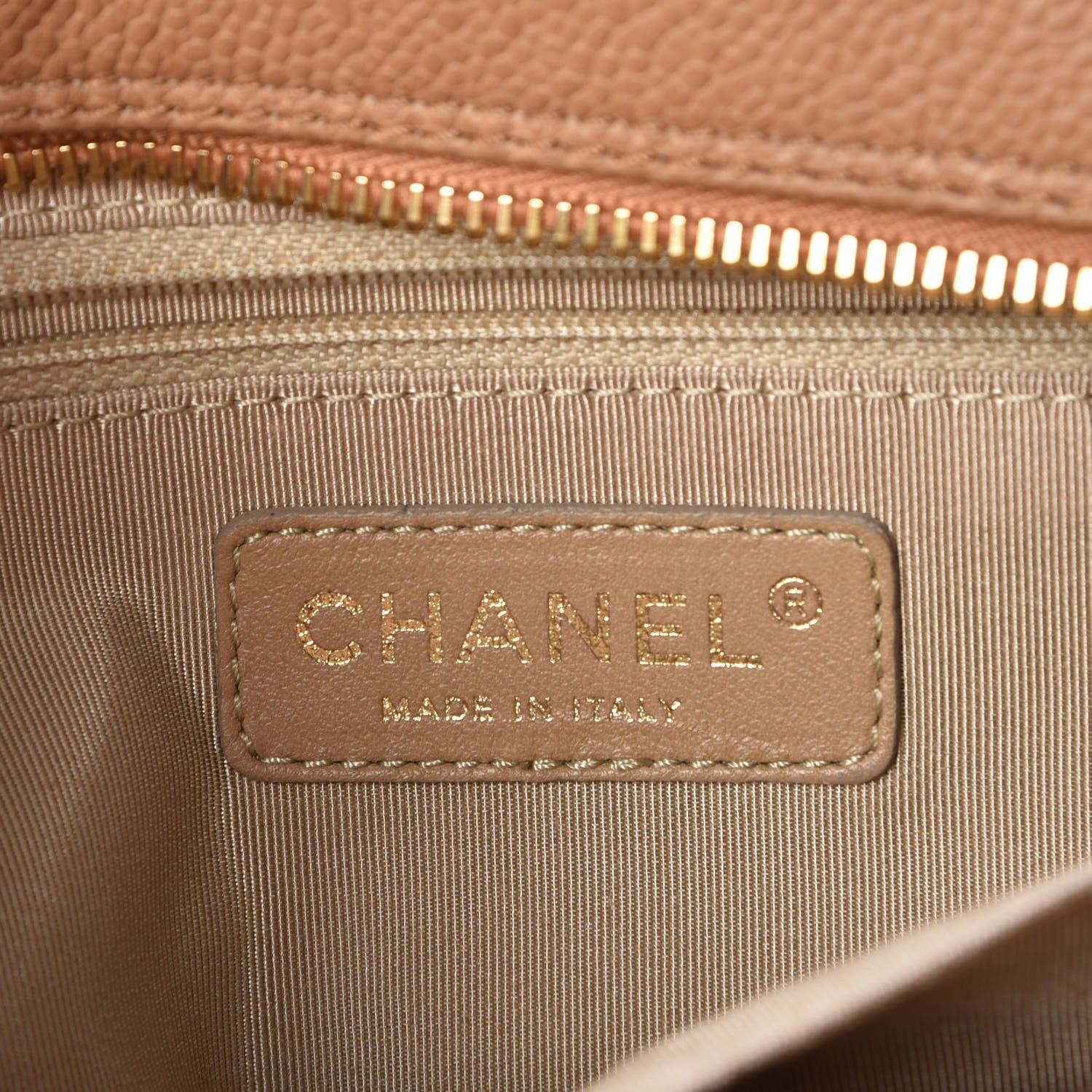 Chanel Caviar Petit Timeless Tote PTT Dark Beige 6 of 11