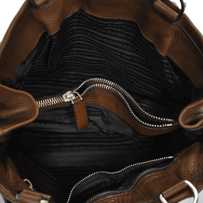 Prada Vitello Daino Leather Shoulder Bag 7 of 9