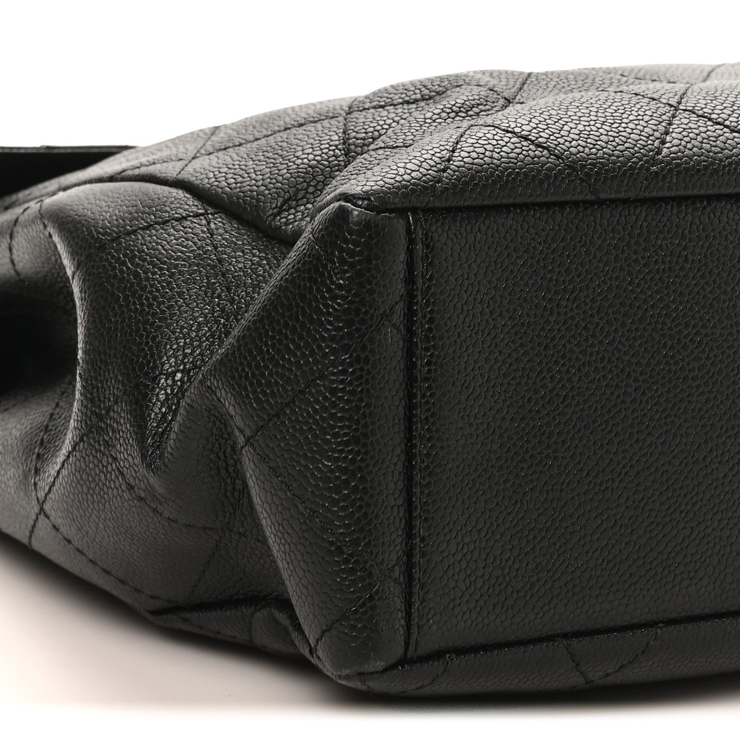Chanel Caviar Quilted Single Flap Black 9 of 10