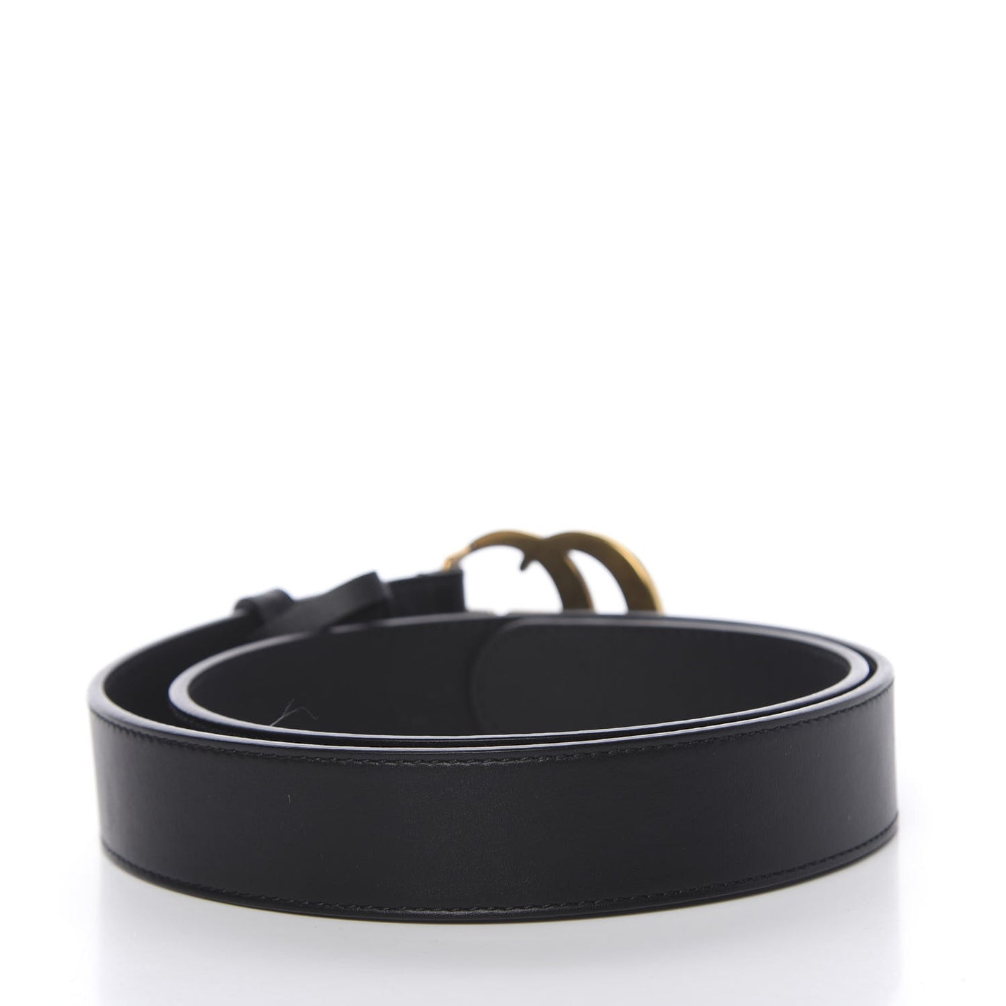 Calfskin Double G 30mm Belt 80 32 Black