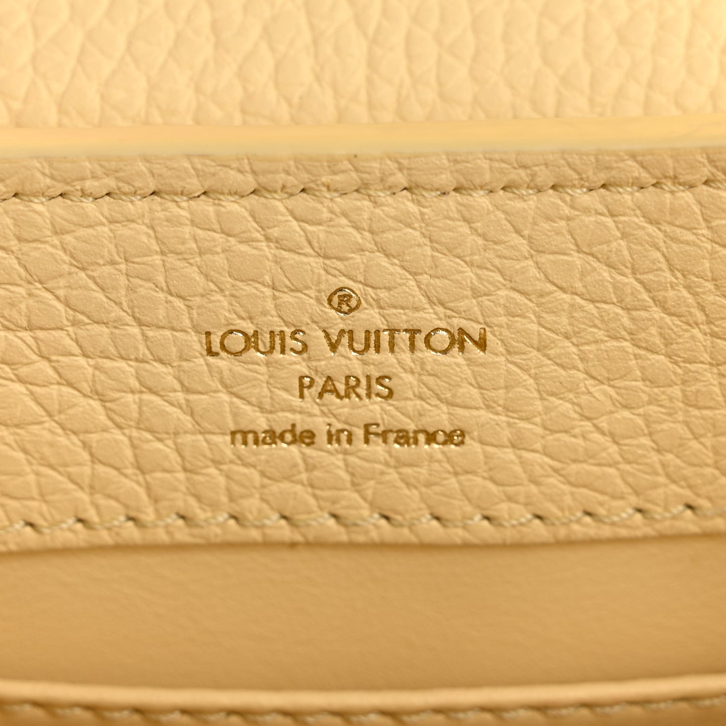 Taurillon Snakeskin Mini Capucines Banane