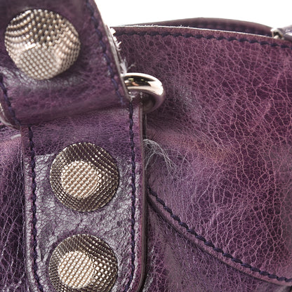 Balenciaga Agneau Giant 21 Silver Hardware City Raisin 21 of 23