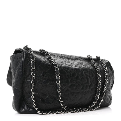 Chanel Calfskin Embossed Large Lucky Symbols Flap Black 3 of 10