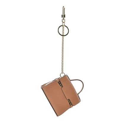Delvaux Calfskin Tempete Bag Charm Camel 1 of 4