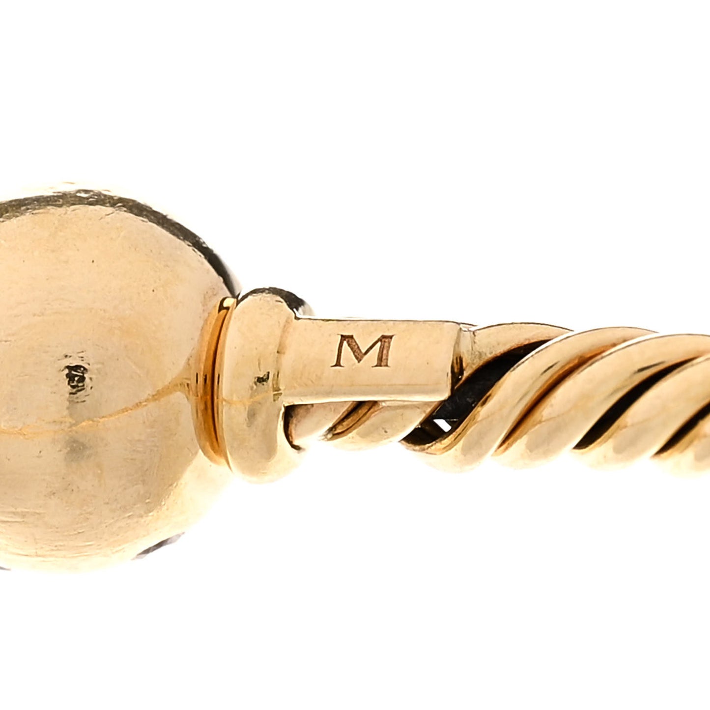 18K Yellow Gold Diamond 3mm Solari Bracelet