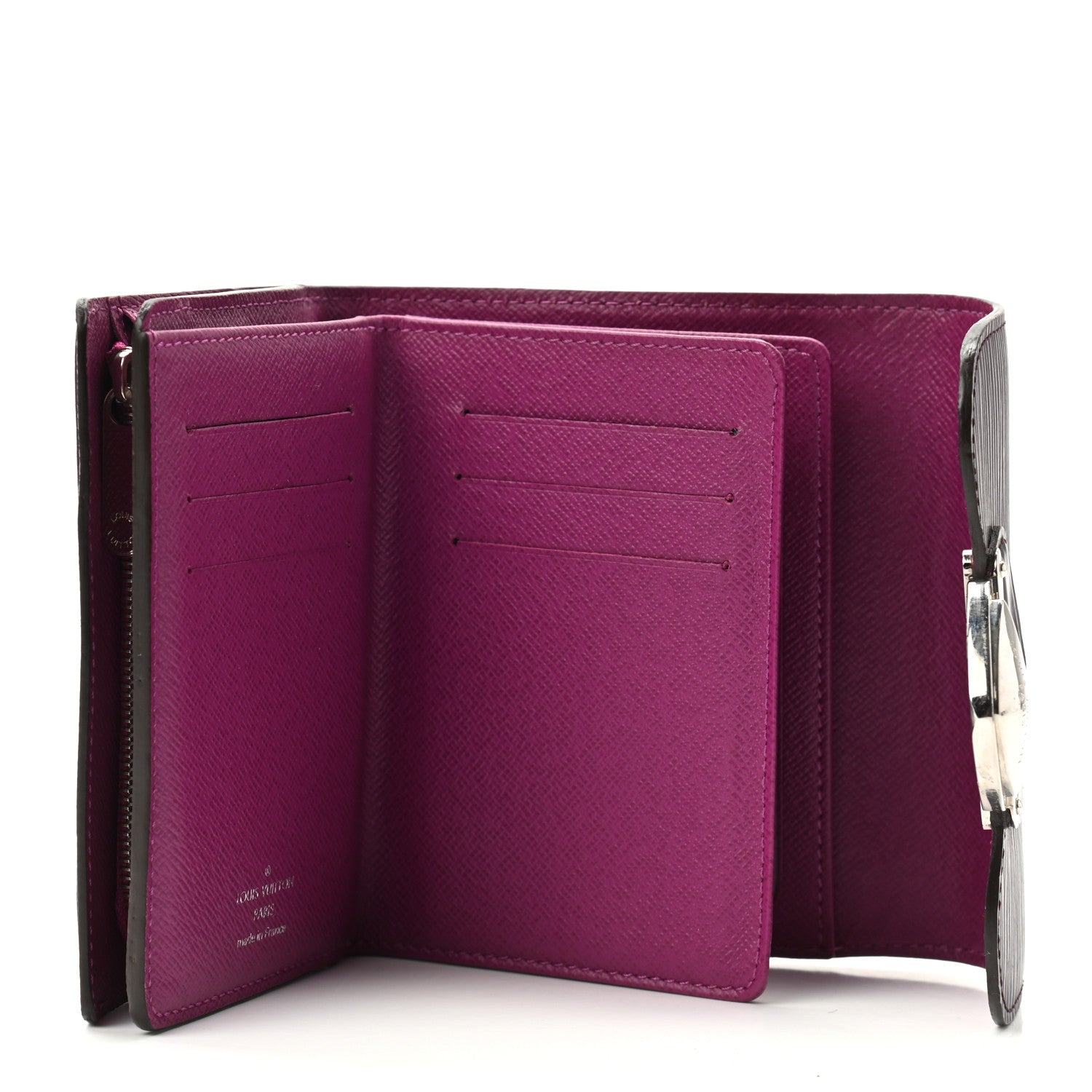 Louis Vuitton Epi Joey Wallet Cassis 5 of 7