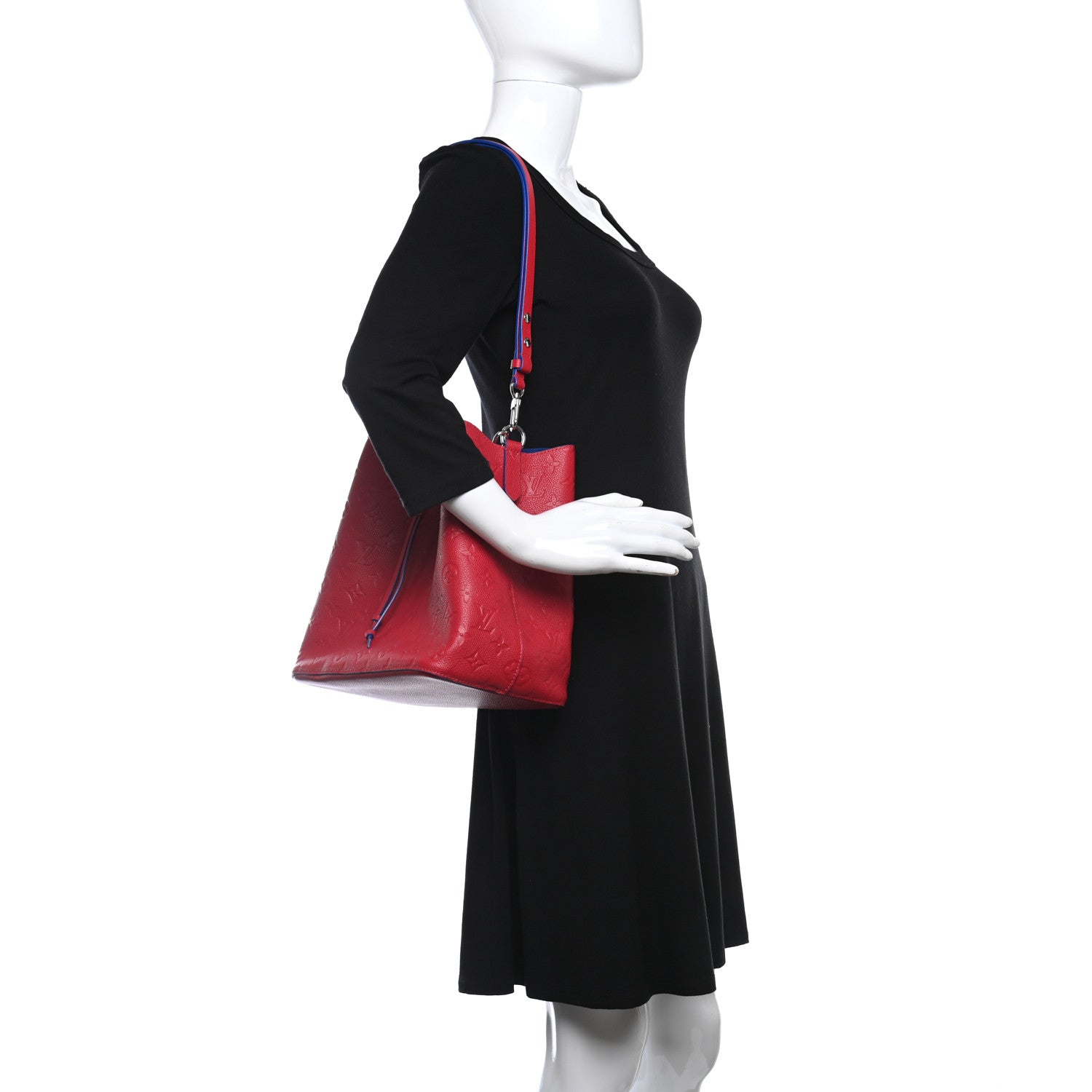 Louis Vuitton Empreinte Neonoe MM Cherry Berry 2 of 9