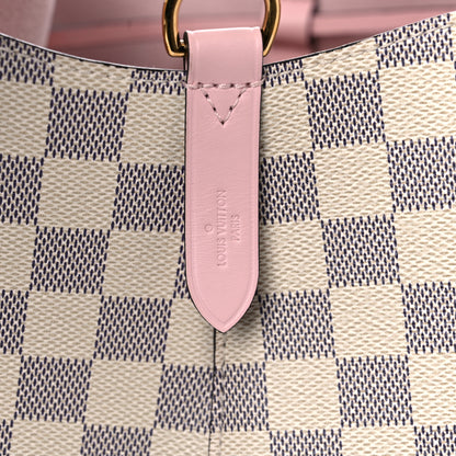 Louis Vuitton Damier Azur Neonoe MM Eau De Rose 6 of 10