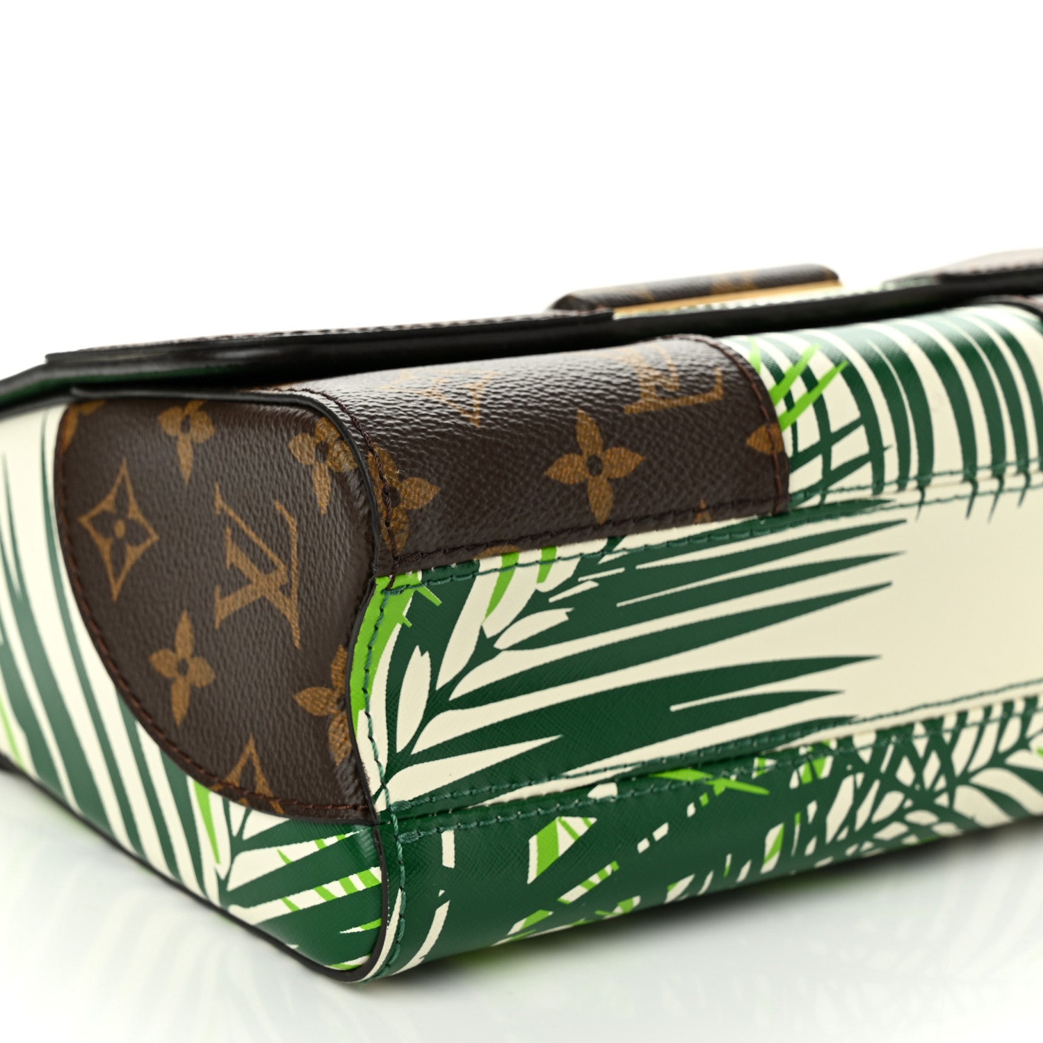 Louis Vuitton Monogram Palm Twist Shoulder Bag MM Vert White 8 of 9