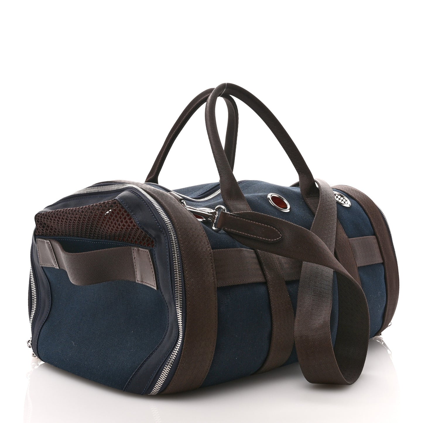 Fabric Carrying Dog Bag Navy