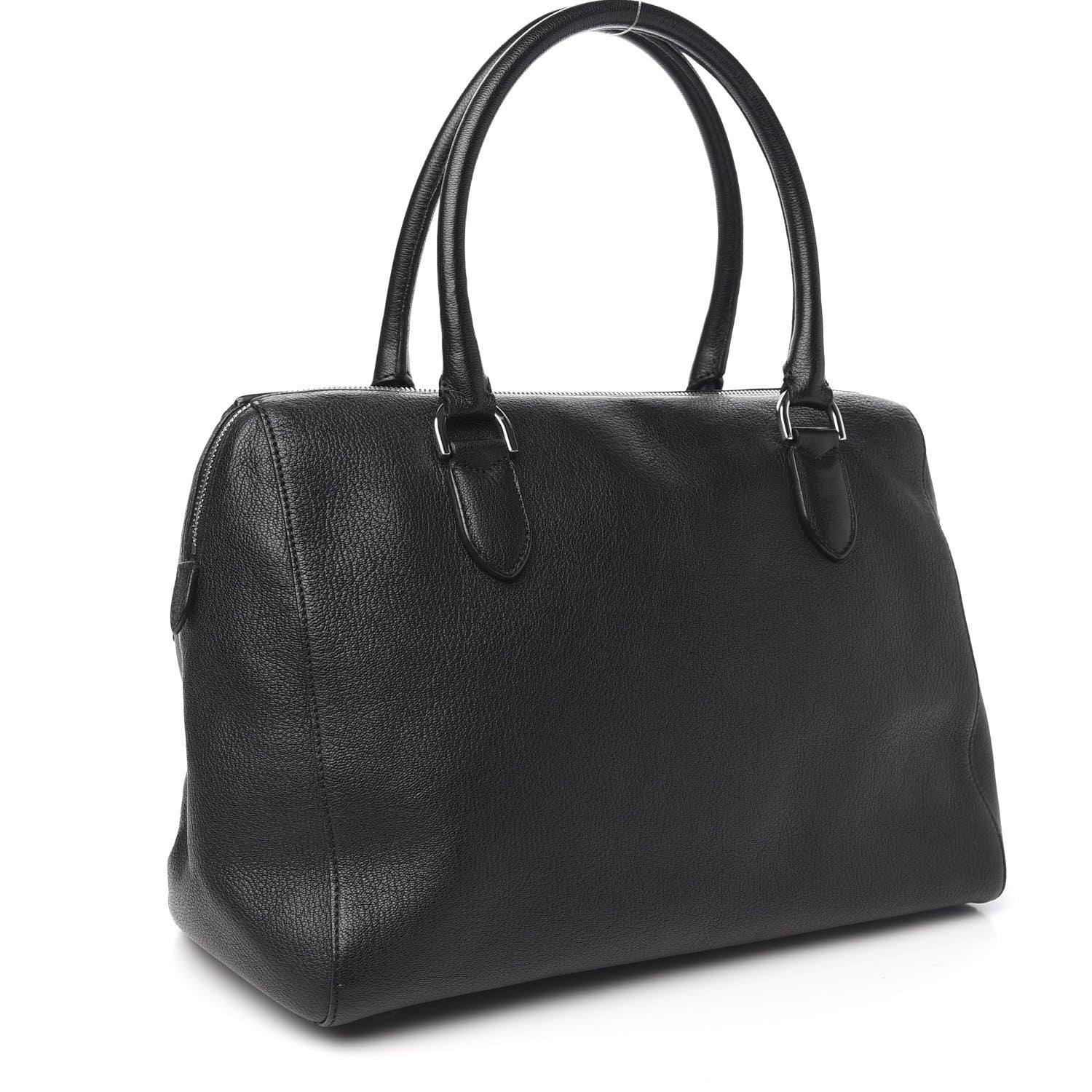 Mulberry Glossy Goatskin Medium Del Rey Satchel Black 2 of 9