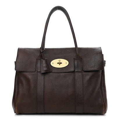 Mulberry Classic Grain Calfskin Bayswater Chocolate 1 of 14