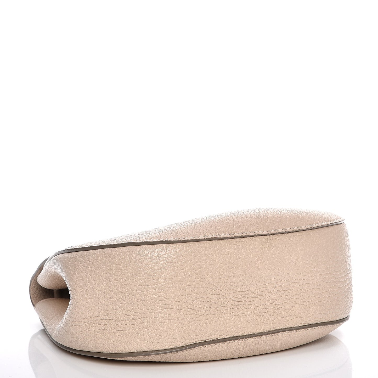 Grained Lambskin Drew Shoulder Bag Abstract White