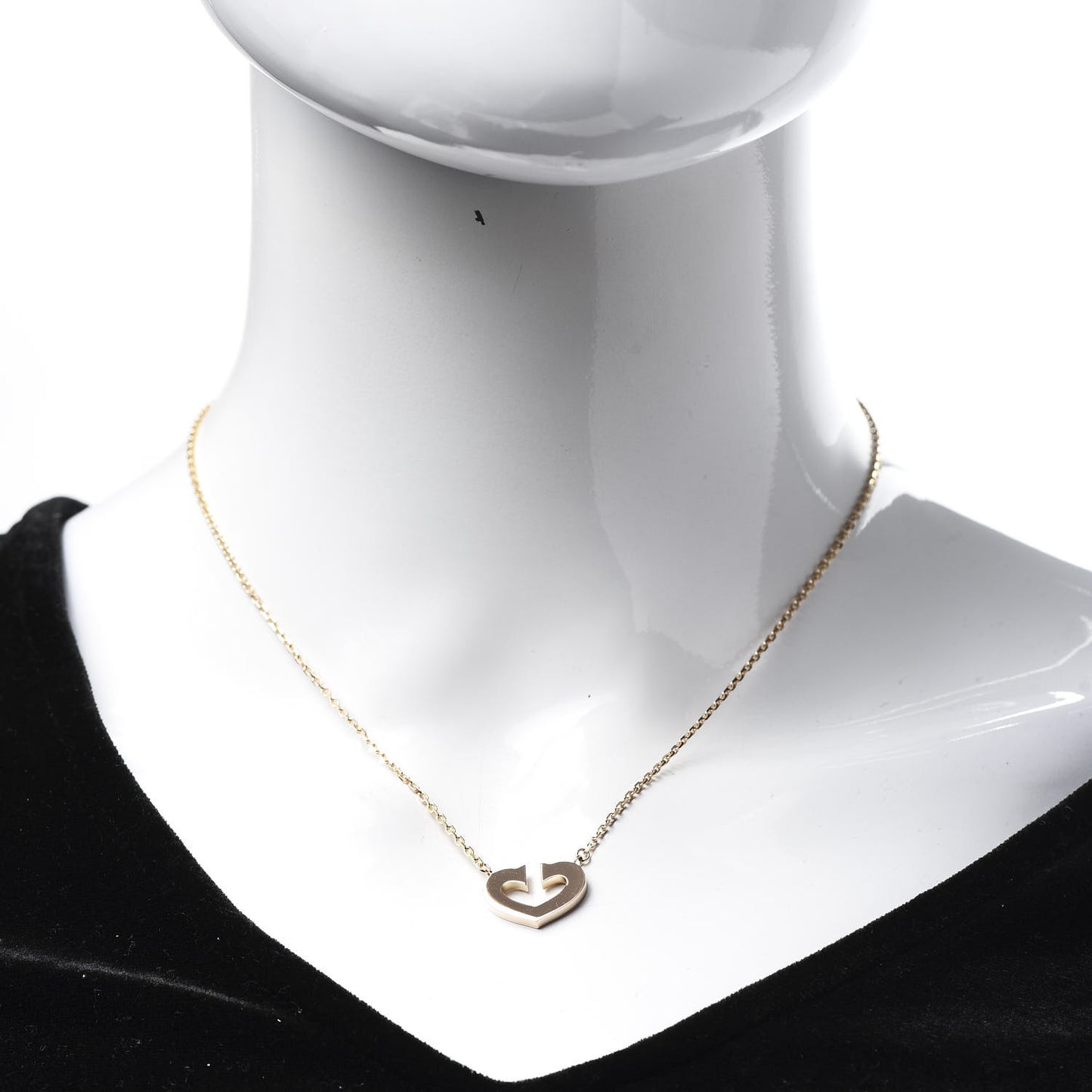 18K Pink Gold Medium Hearts and Symbols Necklace