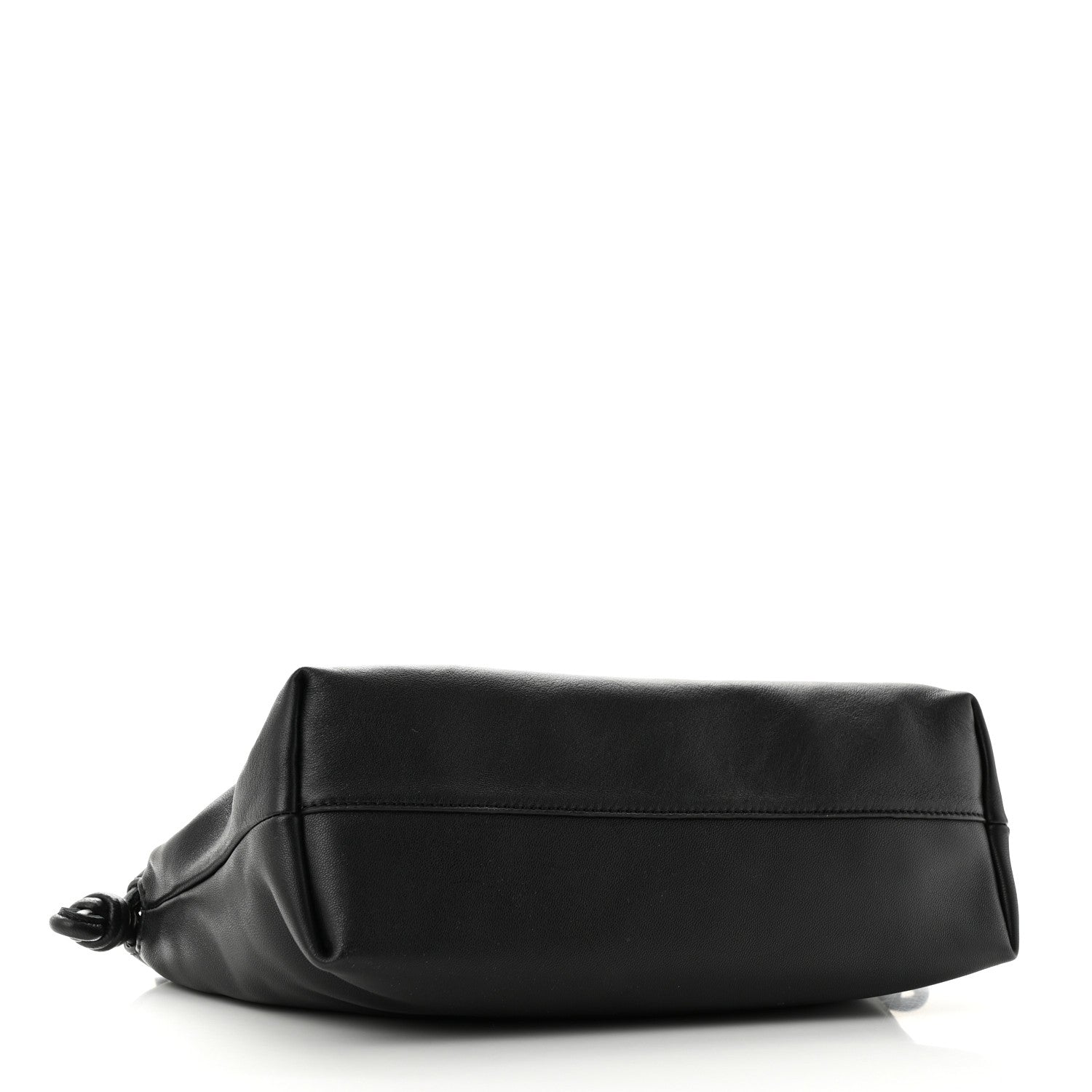 Loewe Mellow Nappa Donut Chain Flamenco Knot Clutch Black 4 of 9
