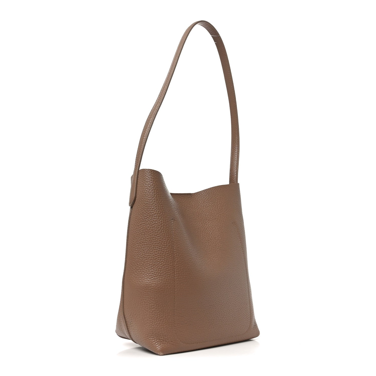 Mansur Gavriel Pebbled Calfskin Small Everyday Cabas Biscotto 3 of 9