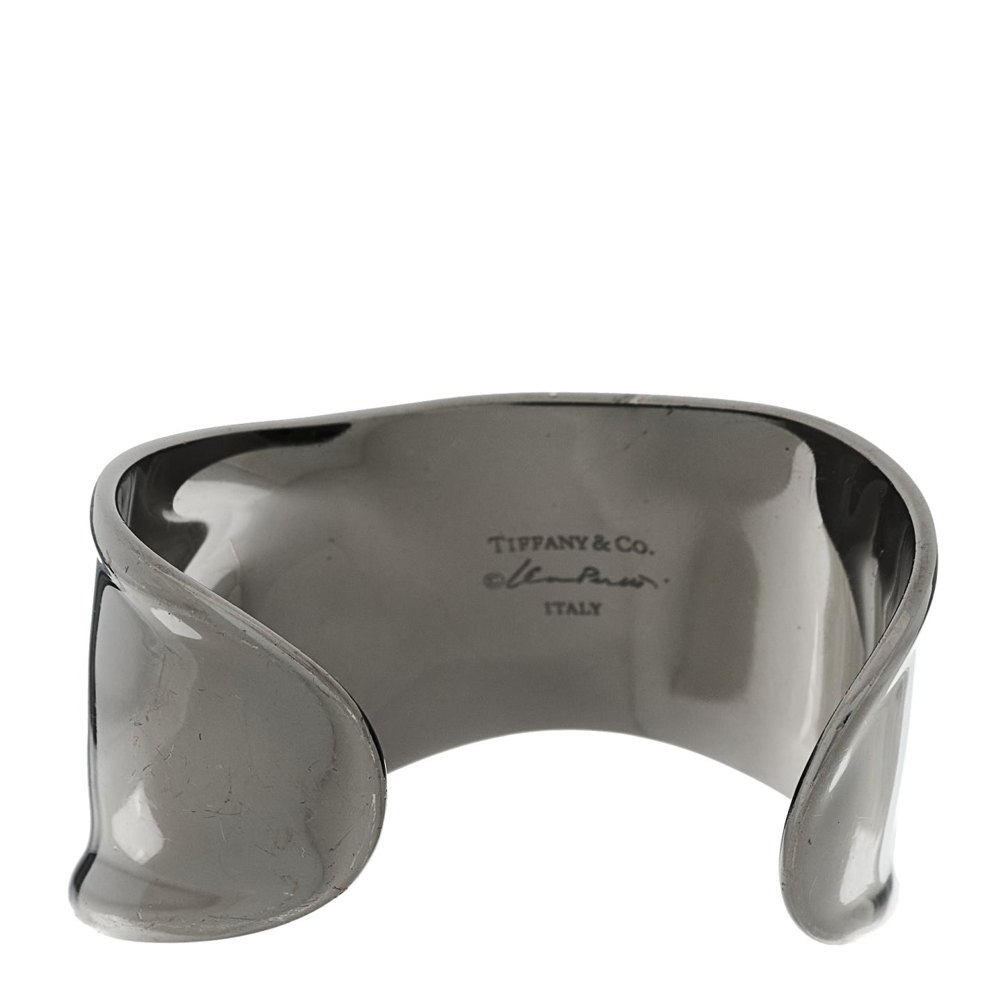 Ruthenium Small Elsa Peretti Left Wrist Bone Cuff Bracelet