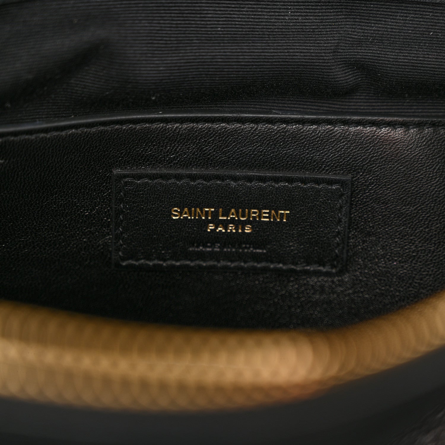Saint Laurent SAINT LAURENT Calfskin Mixed Matelasse Triquilt Large Monogram Envelope Satchel Deep Marine 6 of 14