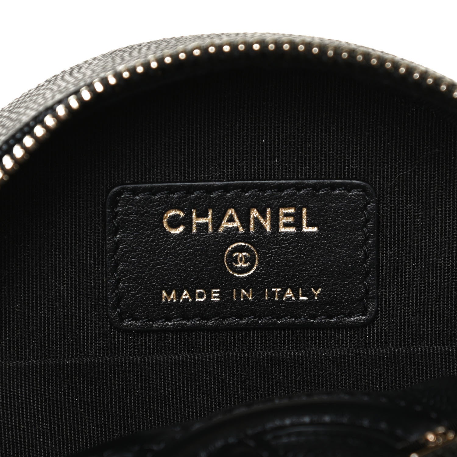 Chanel Caviar Quilted Round Filigree Crossbody Black 6 of 11