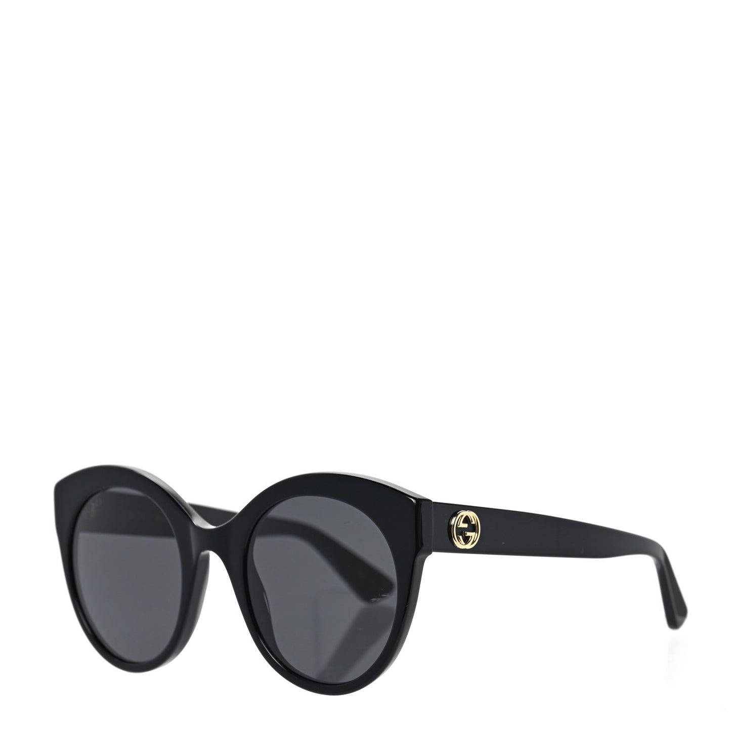 Round GG Sunglasses GG0028S Black