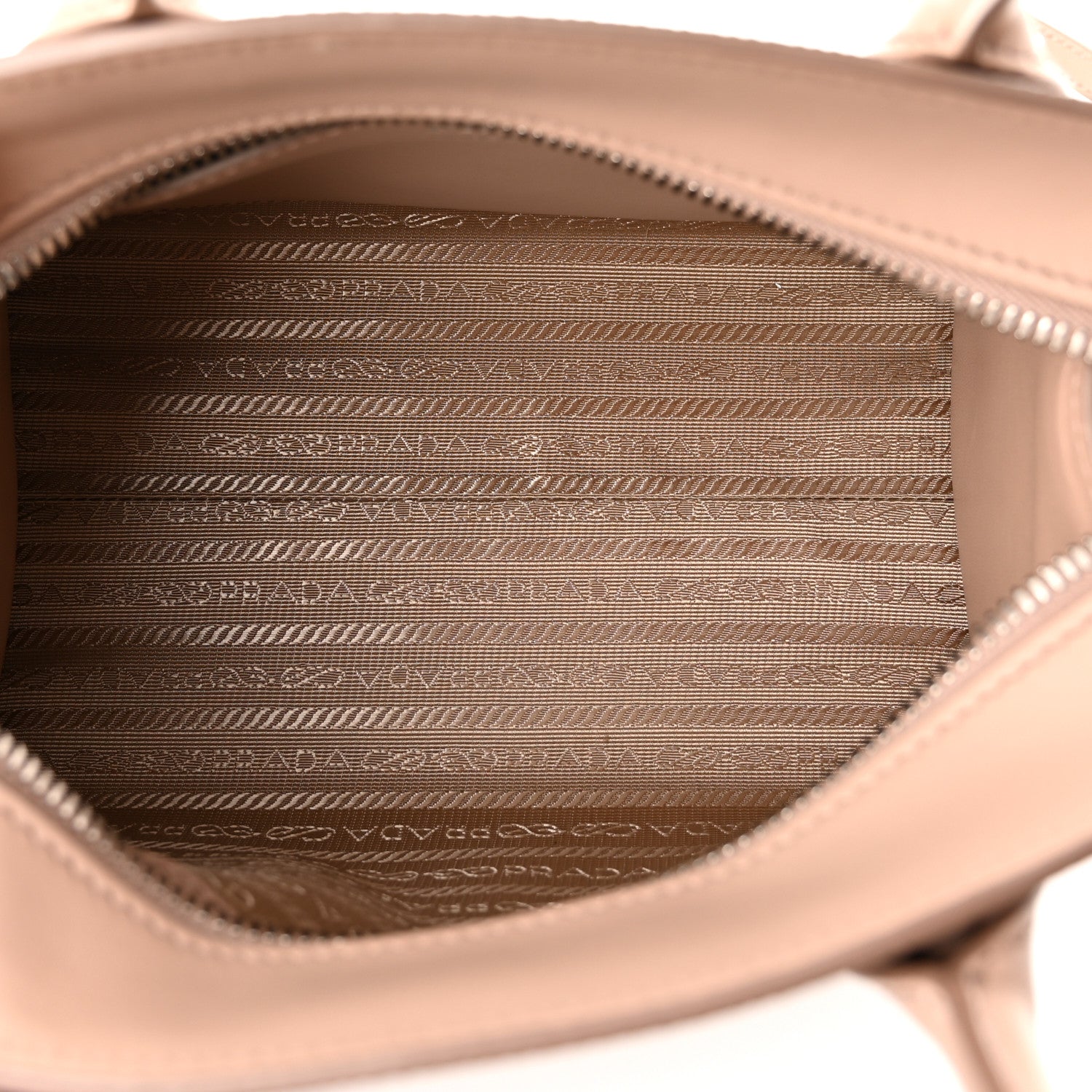 Prada Saffiano Cuir Calfskin Mini Monochrome Top Handle Tote Cipria 5 of 9
