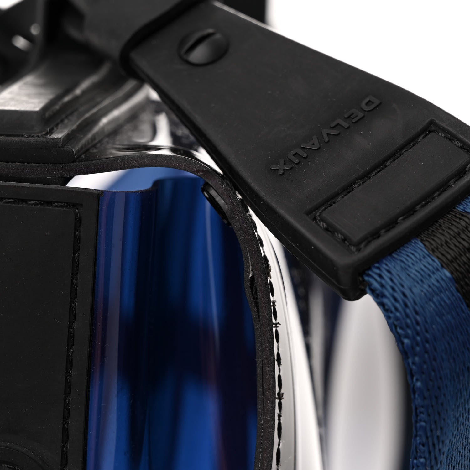 Delvaux PVC Tempete Dark Night Satchel Blue De Prusse 10 of 10