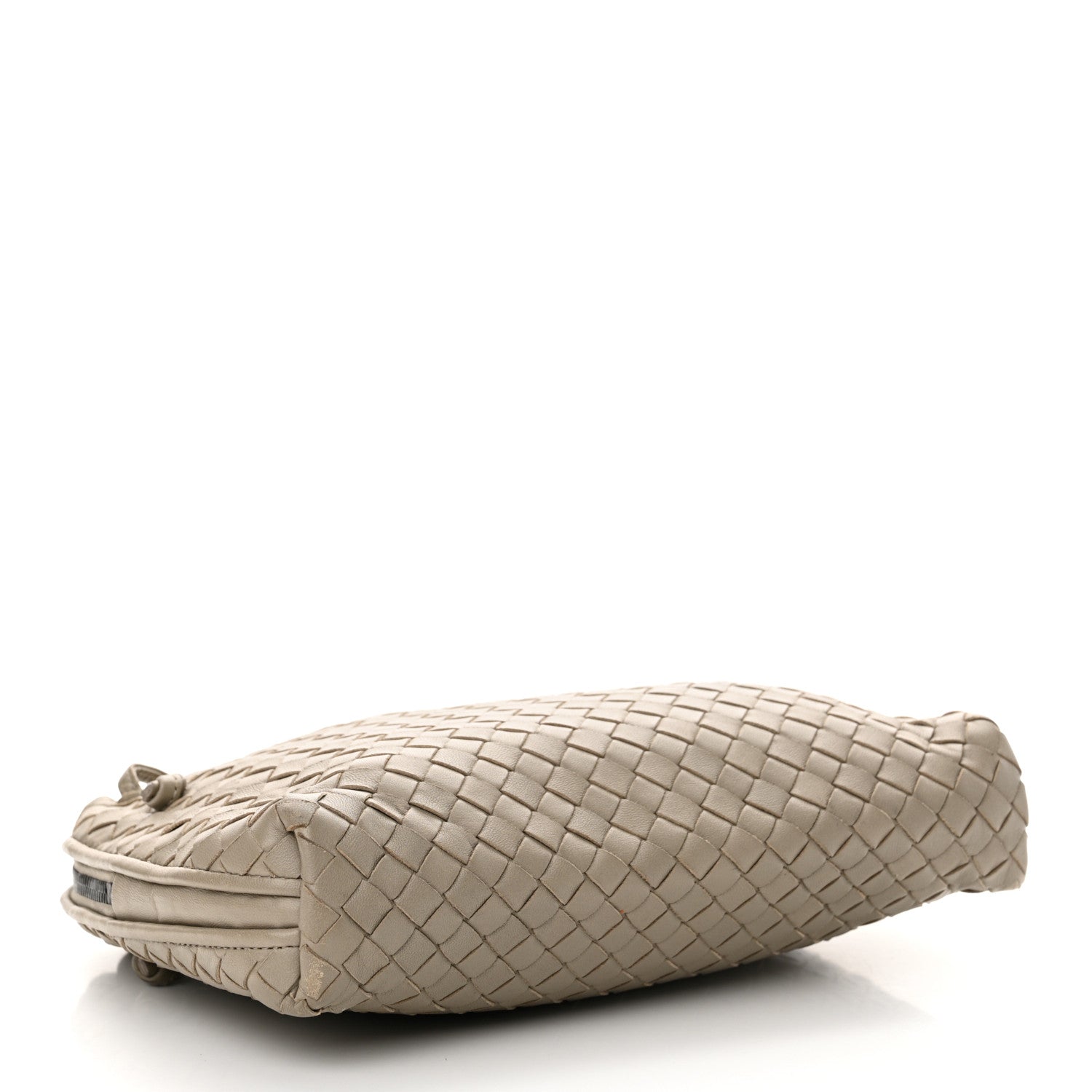 Bottega Veneta Nappa Intrecciato Nodini Crossbody Messenger Steel 4 of 13