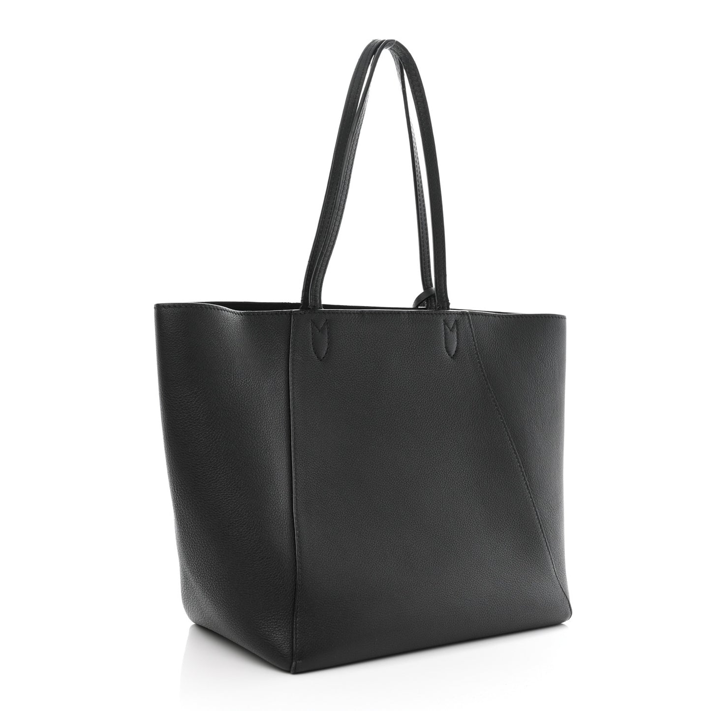 Calfskin Lockme Cabas Black