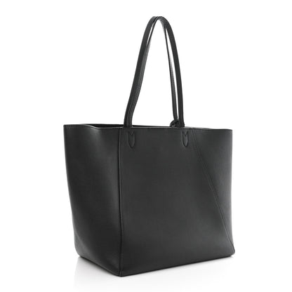 Louis Vuitton Calfskin Lockme Cabas Black 3 of 19