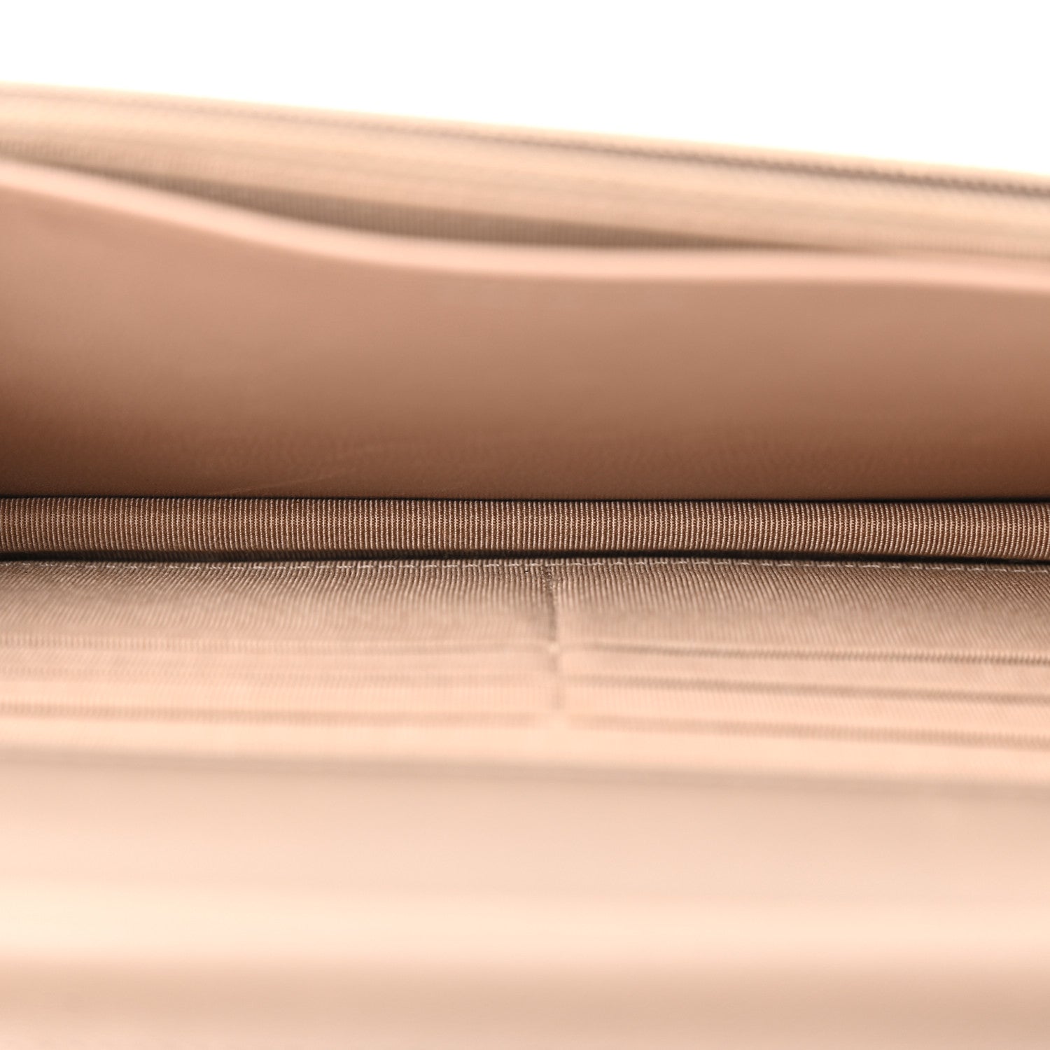 Chanel Lambskin Quilted Wallet On Chain WOC Taupe 5 of 28