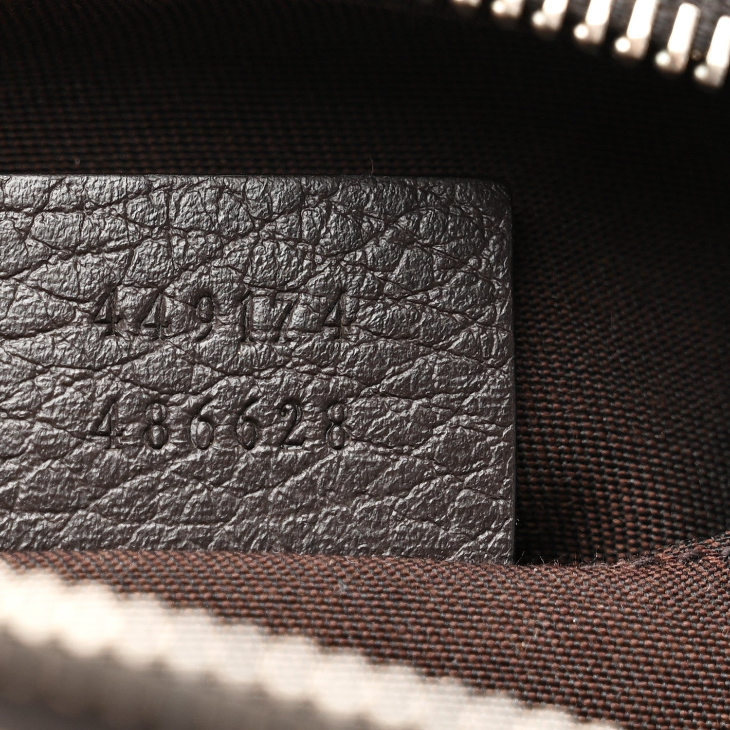 Gucci Monogram Belt Bag Dark Brown 7 of 10