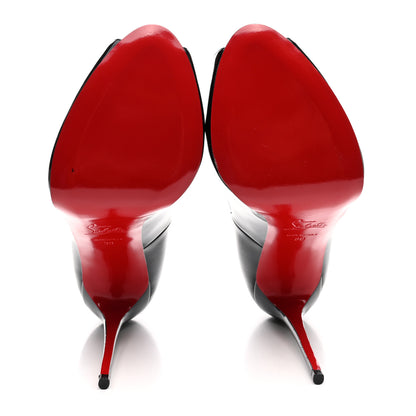 Christian Louboutin Patent New Very Prive 120 Pumps 38 Black 5 of 9