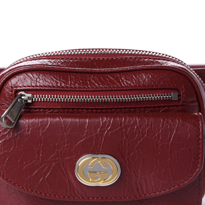 Gucci Fluffy Calfskin Mini Morpheus Belt Bag 90 36 Red 11 of 12