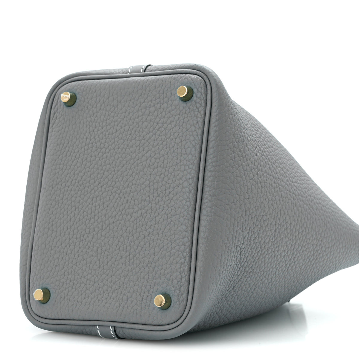 Hermes Taurillon Clemence Picotin Lock 18 PM New Blue Jean 10 of 11