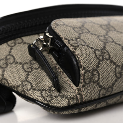 Gucci GG Supreme Monogram Belt Bag Black 8 of 9