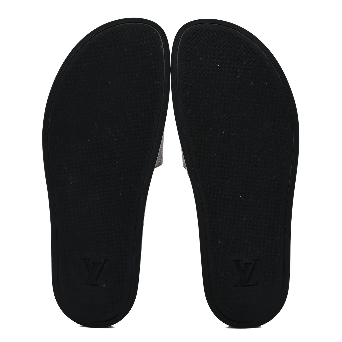 Rubber Monogram Mens Waterfront Mules 8.5 Macassar