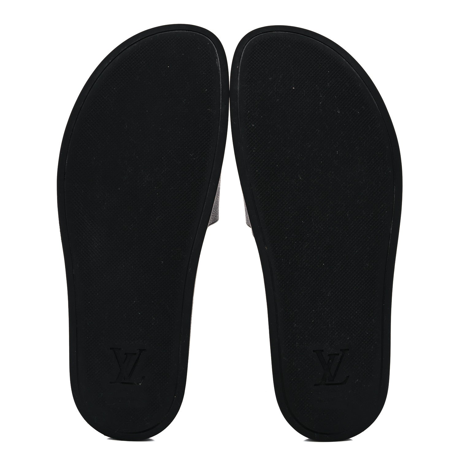 Louis Vuitton Rubber Monogram Mens Waterfront Mules 8.5 Macassar 5 of 16