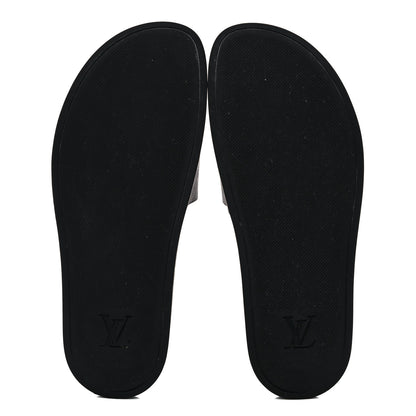 Louis Vuitton Rubber Monogram Mens Waterfront Mules 8.5 Macassar 5 of 16
