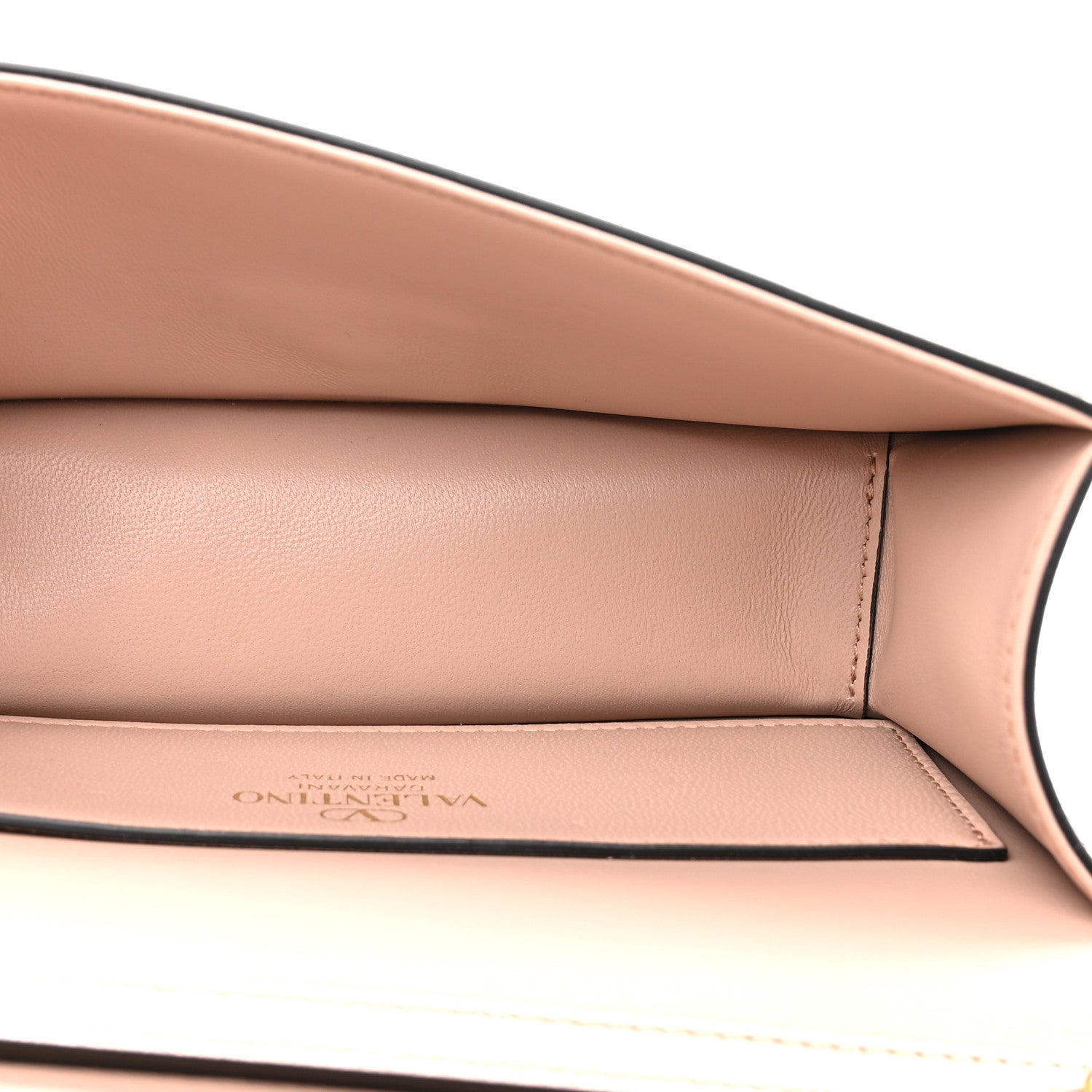 Valentino Garavani Laminated Calfskin Jewels Vlogo Small Loco
