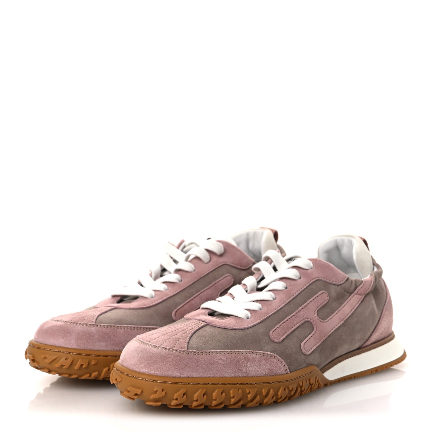 Suede Goatskin Jet Sneakers 39 Rose Cancan Rose Aquarelle