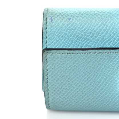 Hermes Epsom Bearn Multicles 4 Key Holder Bleu Atoll 7 of 8